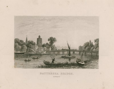 Battersea Bridge, Surrey autorstwa English School