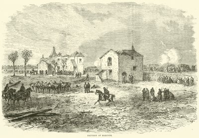 Bateria Marines, grudzień 1870 autorstwa English School