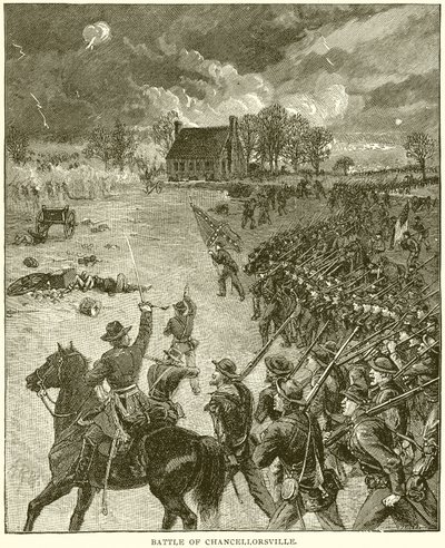 Bitwa pod Chancellorsville autorstwa English School