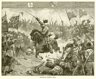 Bitwa pod Naseby, 1645 autorstwa English School