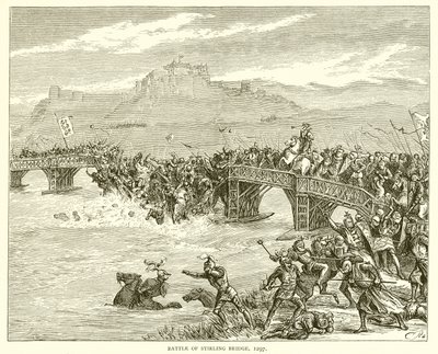 Bitwa pod Stirling Bridge, 1297 autorstwa English School