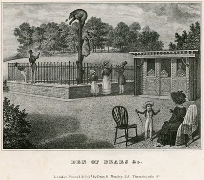 Bear Pit, Londyńskie Ogrody Zoologiczne, Regents Park autorstwa English School