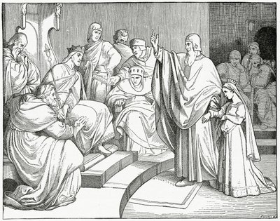 Beatrice weszła na sejm na zaręczyny, 1882 r. autorstwa English School