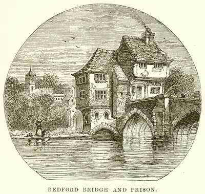 Bedford Bridge i więzienie autorstwa English School