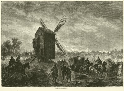 Przed Orleanem, listopad 1870 autorstwa English School