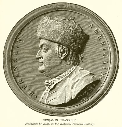 Benjamin Franklin autorstwa English School