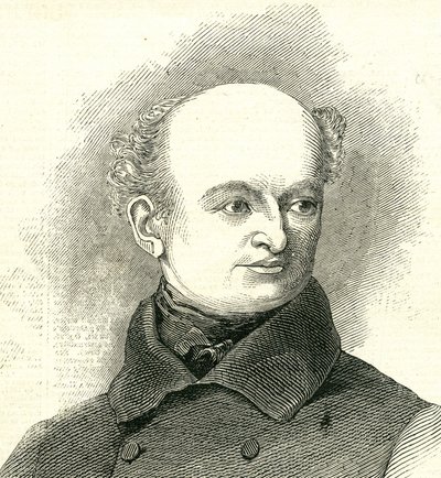 Benjamin Robert Haydon (1786-1846) z Illustrated London News 7 kwietnia 1846 autorstwa English School