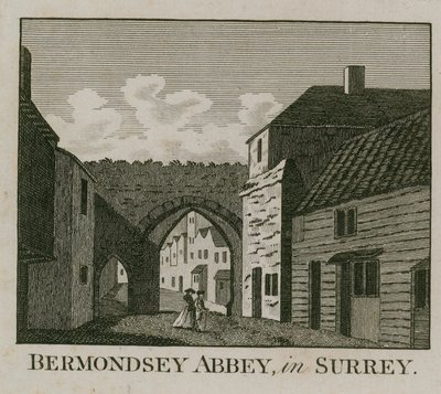 Opactwo Bermondsey w Surrey autorstwa English School