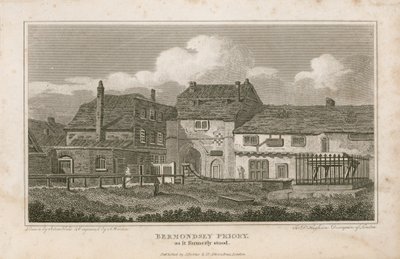 Bermondsey Priory, jak dawniej było autorstwa English School