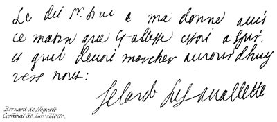 Bernard de Nogaret kardynał de Lavallette autorstwa English School
