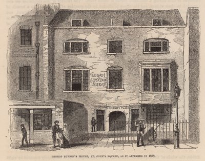 Dom biskupa Burneys, St Johns Square, Clerkenwell autorstwa English School