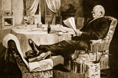 Bismarck ma krótki wytchnienie od spraw państwowych autorstwa English School