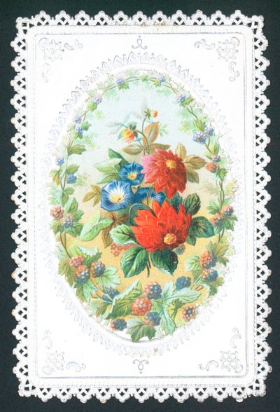 Jeżyny i Kwiaty, Karta autorstwa English School