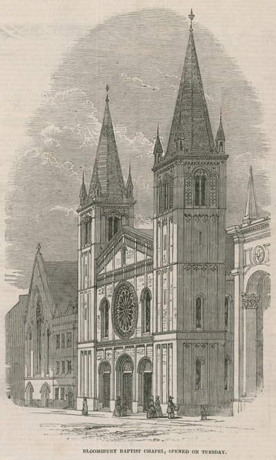 Kościół Baptystów w Bloomsbury autorstwa English School