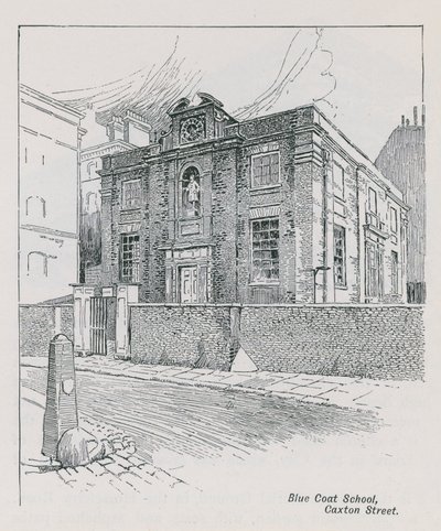 Szkoła Niebieskiego Płaszcza na Caxton Street autorstwa English School