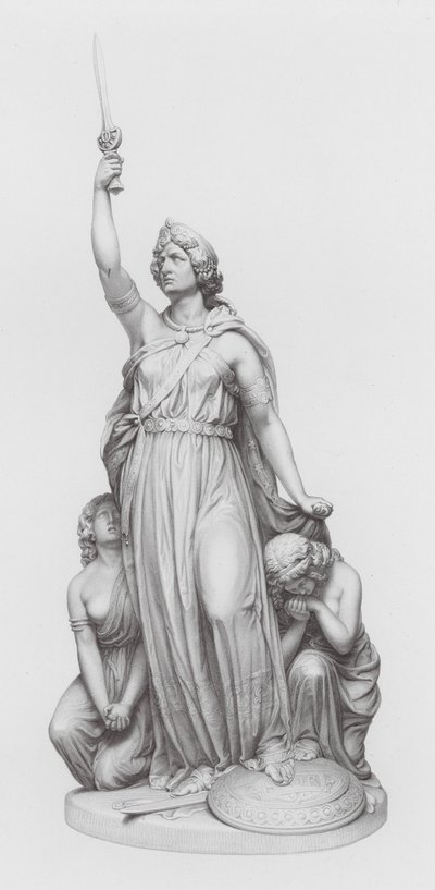 Boadicea (rycina) autorstwa English School