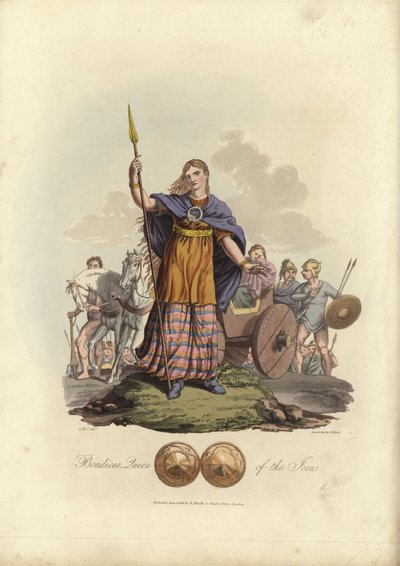Boadicea, królowa Icenów autorstwa English School
