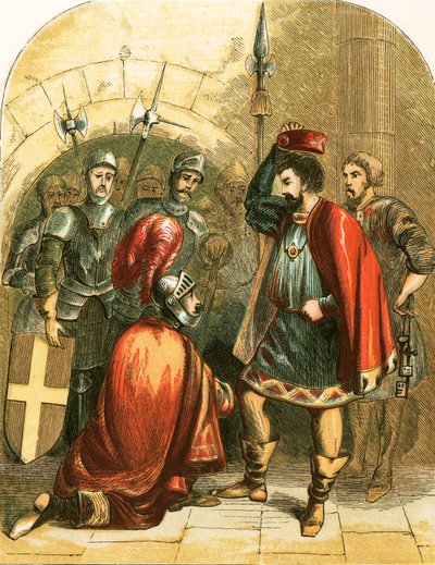Bolingbroke i Ryszard II autorstwa English School