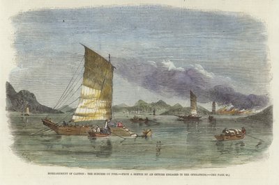 Bombardowanie Kantonu autorstwa English School
