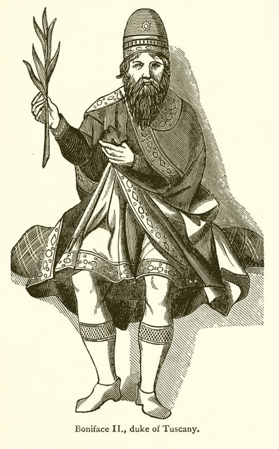 Bonifacy II, książę Toskanii autorstwa English School