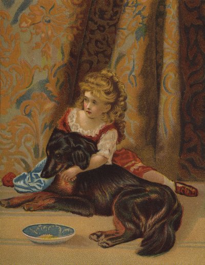 Bosom Friends (chromolitho) autorstwa English School