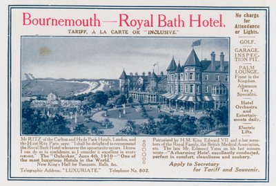 Bournemouth - Royal Bath Hotel autorstwa English School