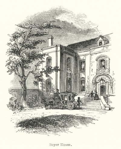 Dom Boyera (grawerowanie) autorstwa English School