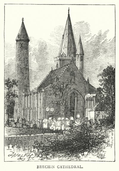Katedra Brechin (rycina) autorstwa English School