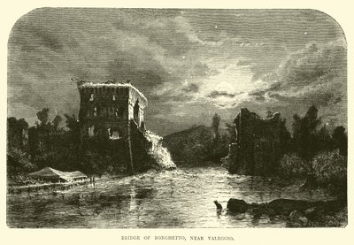 Most Borghetto, niedaleko Valeggio autorstwa English School