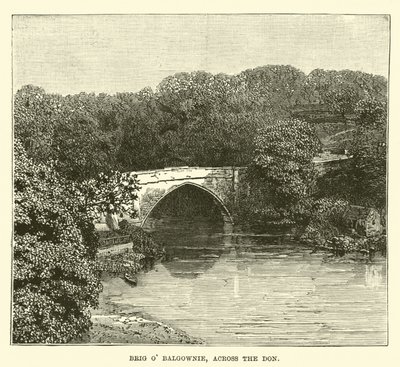 Brig o Balgownie, przez Don autorstwa English School