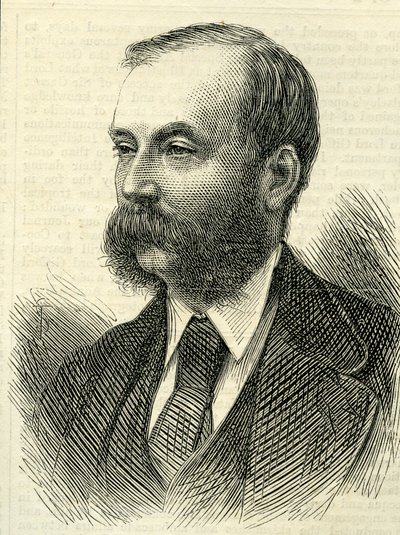 Generał brygady, Sir Archibald Alison, 2. baronet (1826-1907) z The Illustrated London News 18 kwietnia 1874 autorstwa English School