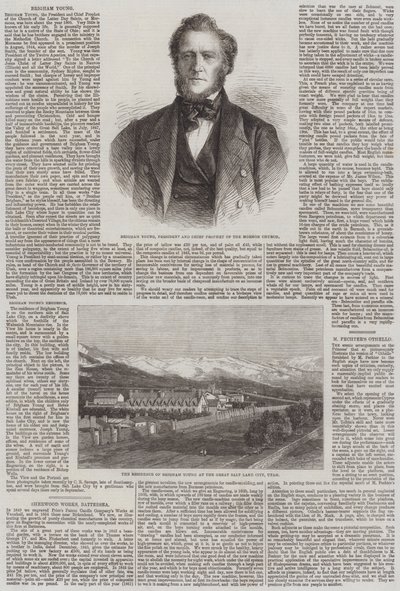 Brigham Young (Grawerowanie) autorstwa English School