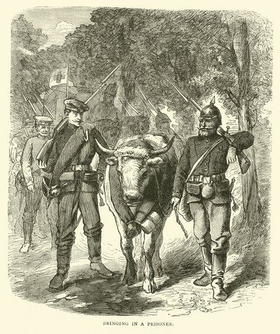 Sprowadzenie więźnia, wrzesień 1870 autorstwa English School
