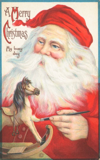 Brytyjskie kartki świąteczne autorstwa English School