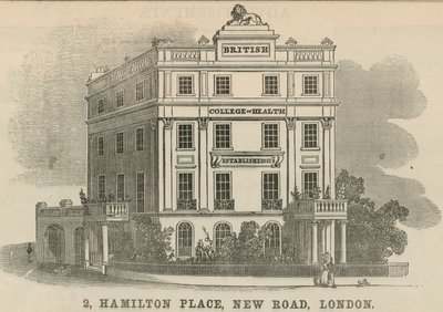 British College of Health, Hamilton Place 2, New Road, Londyn autorstwa English School