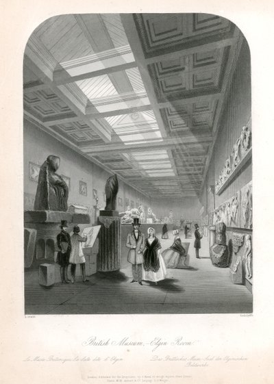 Muzeum Brytyjskie – Sala Elgina autorstwa English School