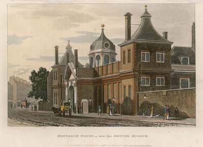 Muzeum Brytyjskie w Montague House autorstwa English School