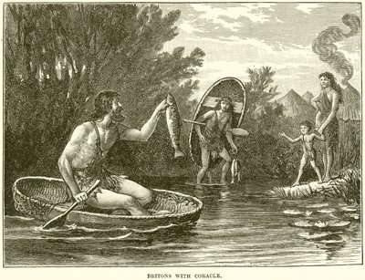 Brytyjczycy z Coracle autorstwa English School