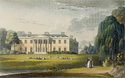 Broadlands, z Ackermanns Repozytorium Sztuki, 1825 autorstwa English School