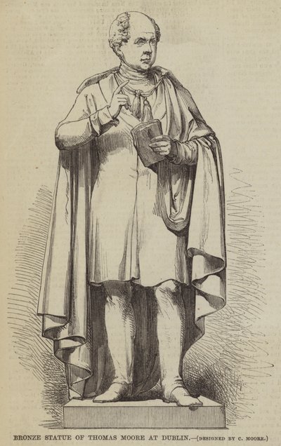 Spiżowa statua Thomasa Moore
