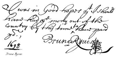 Brune Ryves von English School