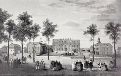Dom Buckinghama, 1750 autorstwa English School