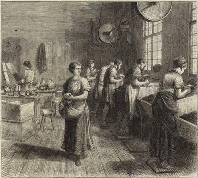 Budynki i przemysł Sheffield autorstwa English School