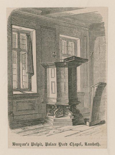 Bunyans Ambona, Palace Yard Chapel, Lambeth autorstwa English School
