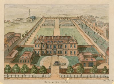 Burlington House, Piccadilly, Londyn autorstwa English School