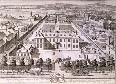 Burlington House na Piccadilly, XVIII wiek autorstwa English School