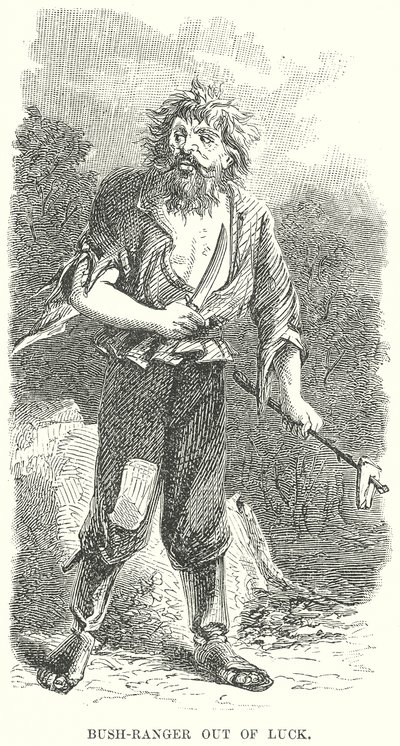 Bush-Ranger Out of Luck (grawerunek) autorstwa English School