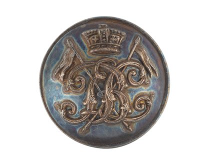 Button, 9. Pułk Ułanów Bengalskich, przed 1901 r. autorstwa English School