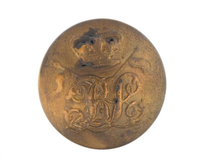 Button, 9. Pułk Ułanów Bengalskich, przed 1901 r. autorstwa English School