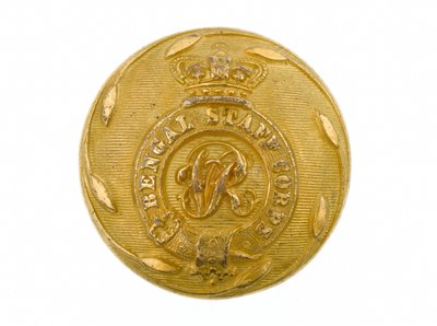 Button, bengalski korpus sztabowy, 1861-1876 autorstwa English School